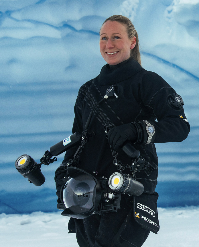 Becky Kagan Schott at OZTek Advanced Diving conference