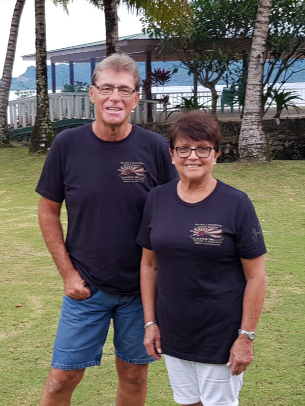 Max Gleeson and Lesley Hillyer