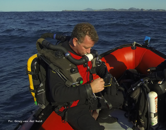 Neal Pollock PhD, diving presenter at OZTek